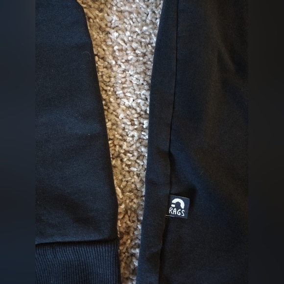 Rags To Raches Black Sweatshirt XL - Picture 10 of 11